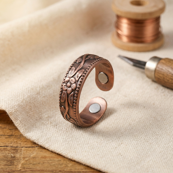 Evelyn's Petal Copper Ring