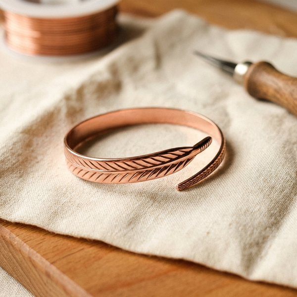 Evelyn's Root Copper Bracelet